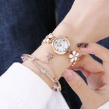 Women's Bracelet Watch with Elegant Design - 5 Colors, Quartz Movement, 30mm Dial - snake - label