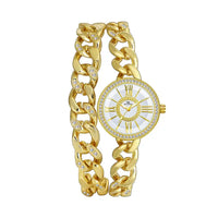 Women's Bracelet Watch: Elegant Spiral Crown Design, Butterfly Buckle, 8mm Thick - snake - label