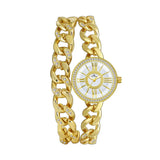 Women's Bracelet Watch: Elegant Spiral Crown Design, Butterfly Buckle, 8mm Thick - snake - label