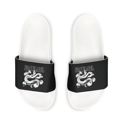 Women's Customizable Removable - Strap Sandals with Print Options snake - label