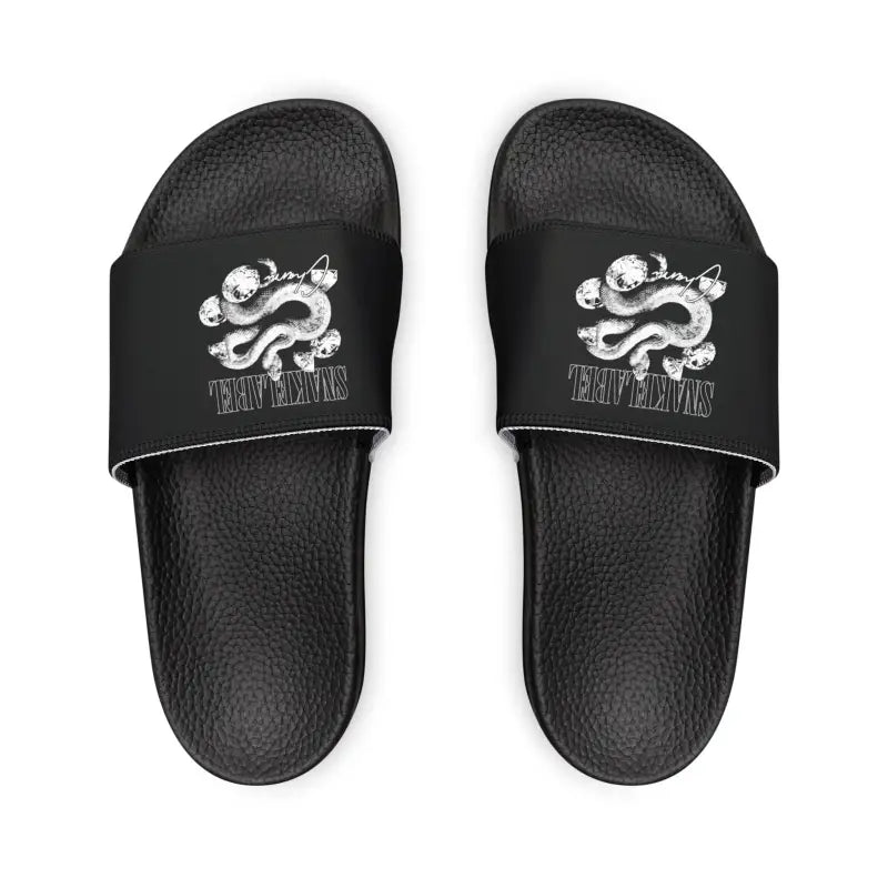 Women's Customizable Removable - Strap Sandals with Print Options snake - label