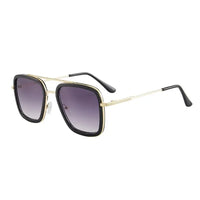 Women's Square Frame Sunglasses: Trendy Multi - Color Lens Options & UV Protection - snake - label