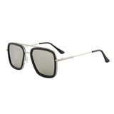 Women's Square Frame Sunglasses: Trendy Multi - Color Lens Options & UV Protection - snake - label