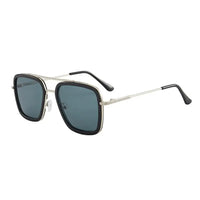 Women's Square Frame Sunglasses: Trendy Multi - Color Lens Options & UV Protection - snake - label