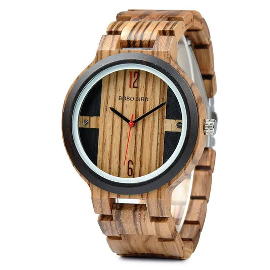 Wooden Watches: Eco - Friendly Timepieces with Japanese Movement snake - label