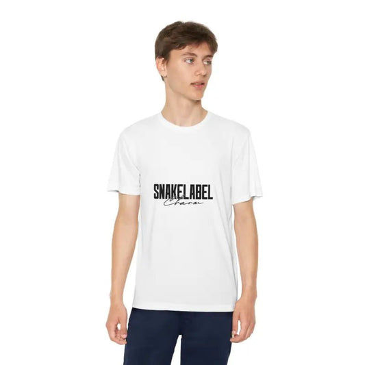 YOUTH COMPETITOR TEE: Lightweight Moisture - Wicking Youth Activewear Shirt snake - label
