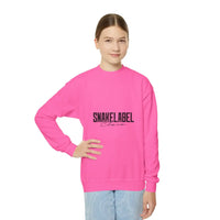 Youth Crewneck Sweatshirt - Safety Pink / XS - Kids clothes