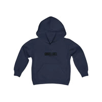 Youth Heavy Blend Hooded Sweatshirt - Navy / S - Kids clothes