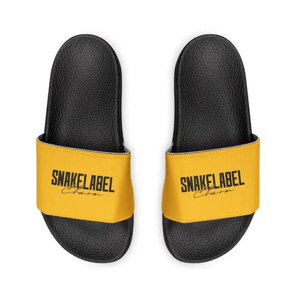 Youth Removable - Strap Sandals: Durable Customizable Kids Slides snake - label