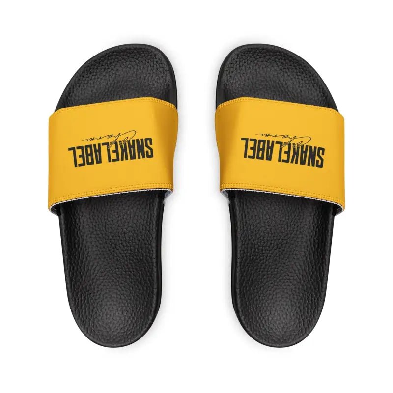 Youth Removable - Strap Sandals: Durable Customizable Kids Slides snake - label